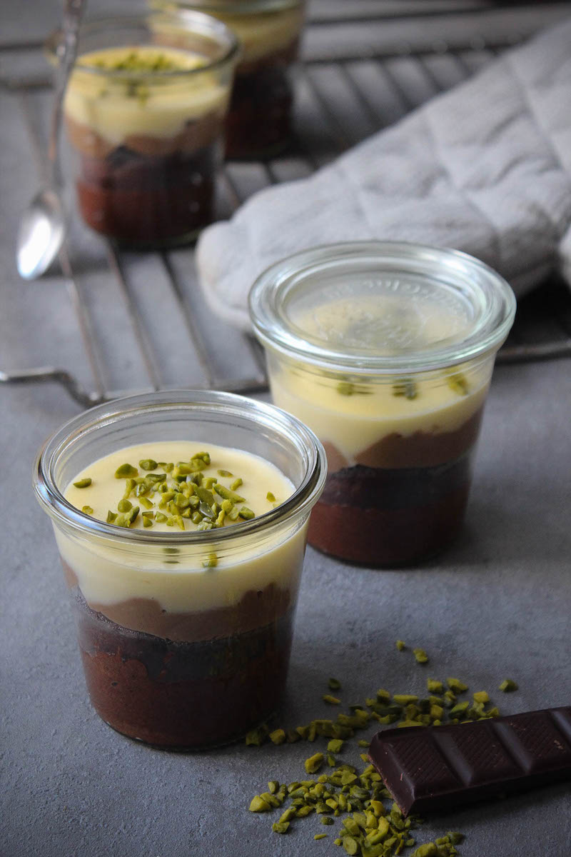 Kuchen im Glas | Blattgrün