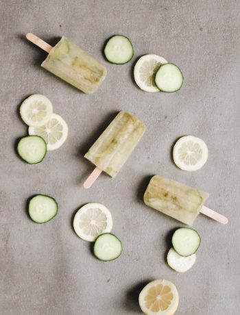 Sommerliches Matchaeis mit Ingwer und Gurke, raffiniert-zuckerfrei | Blattgrün